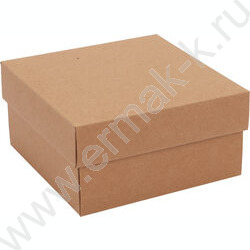 Коробка подарочная 13*13*6 крафт NEW | Фото 1