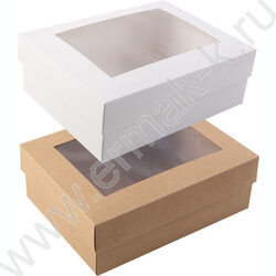 Коробка подарочная 13*13*6 с окном ассорти NEW | Фото 2