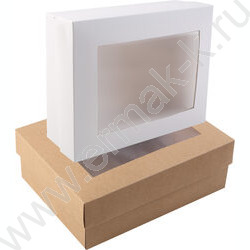 Коробка подарочная 17*22*7,5 с окном ассорти NEW | Фото 1