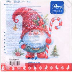 Салфетки 33*33 Домовенок 3 слоя/20шт NEW | Фото 3