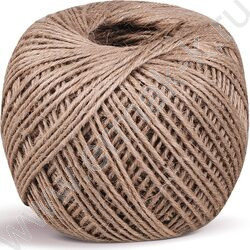 Шпагат джутовый /длина 165м, диам. 1,5мм, 2-х ниточный NEW | Фото 1