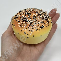 Сквиш антистресс "Булочка с кунжутом" NEW | Фото 3