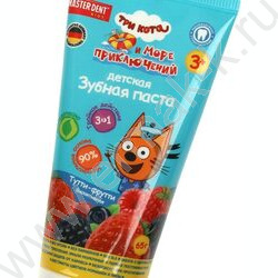Детская зубная паста Три кота тутти-фрутти 65 г NEW | Фото 3