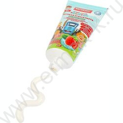 Детская зубная паста Синий трактор клубника 65 г NEW | Фото 4