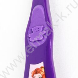 Зубная щетка фигурная для детей Милая принцесса феолетовая NEW | Фото 5