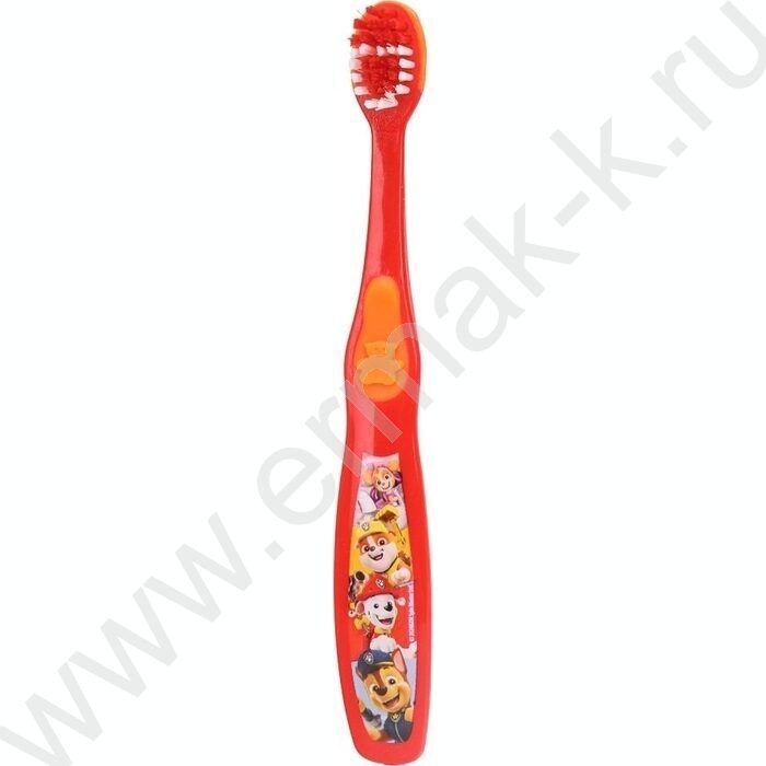 Зубная щетка фигурная для детей Щенячий Патруль красная | Фото 1