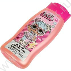 Детский шампунь-гель 2в1 Лол сладкий банан с экстрактами оливы и алоэ 250мл NEW | Фото 2