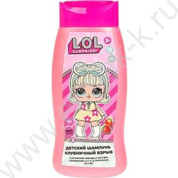 Детский шампунь Лол клубничный взрыв с экстрактом лаванды и алоэ Вера 250мл NEW | Фото 1