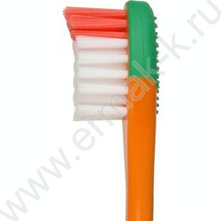 Зубная щетка на присоске для детей Синий тракор оранжевая NEW | Фото 3