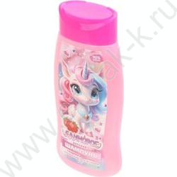 Детский шампунь Единорог с экстрактом клубники сладкая клубника 250мл NEW | Фото 2
