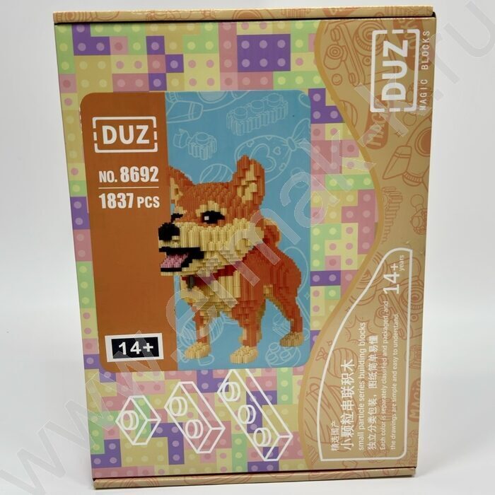 Конструктор 3D макси "Собака рыжая" | Фото 1