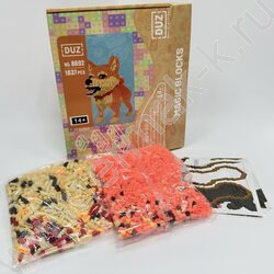 Конструктор 3D макси "Собака рыжая" NEW | Фото 3