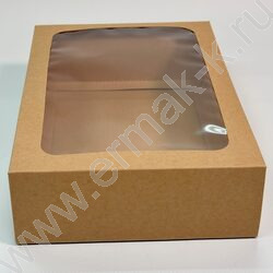 Коробка с окном 25*18*6,5см. /350гр., ассорти NEW | Фото 1