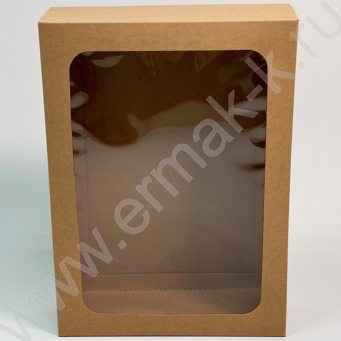 Коробка с окном 25*18*6,5см. /350гр., ассорти | Фото 2