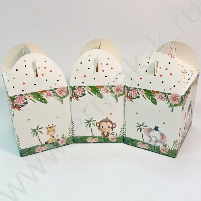 Коробочка "Зверята" 14*12*10см. /250гр., ассорти | Фото 2