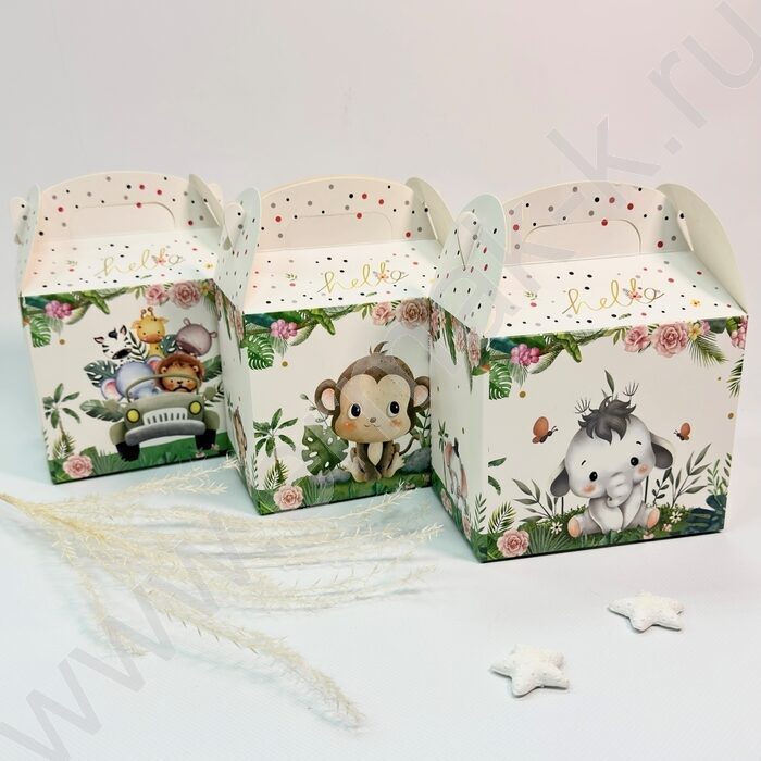 Коробочка "Зверята" 14*12*10см. /250гр., ассорти | Фото 3