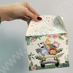 Коробочка "Зверята" 14*12*10см. /250гр., ассорти NEW | Фото 4