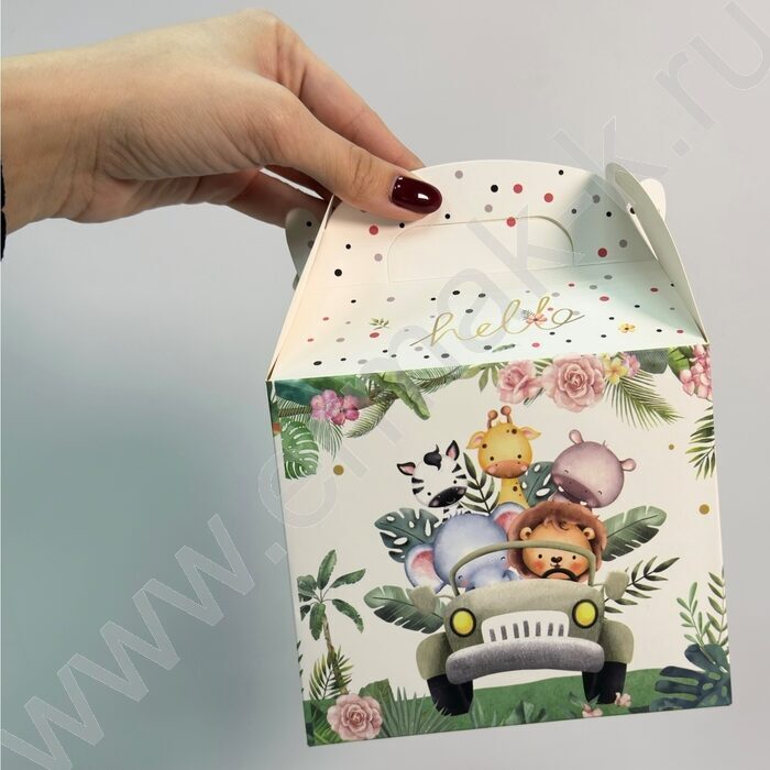 Коробочка "Зверята" 14*12*10см. /250гр., ассорти | Фото 4