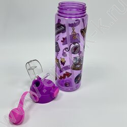 Бутылка для воды 800мл. с трубочкой /ассорти 4вида NEW | Фото 5
