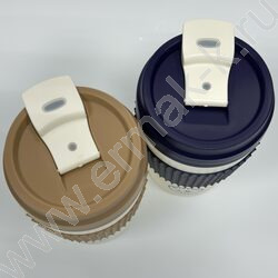 Термо-кружка с силиконовой манжетой /нерж. сталь, 500мл., ассорти | Фото 3