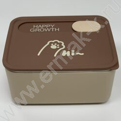 Ланч-бокс из нерж. стали с 1 отдел. /700мл, ассорти NEW | Фото 1