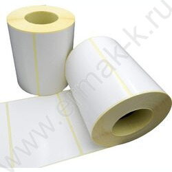 Этикетки самокл 75*120мм "Эко" рулон, Ø втулки 40мм /300шт NEW | Фото 1