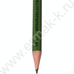Карандаш ч/гр с ластиком HB, корпус зеленый (KIN 1395) NEW | Фото 2