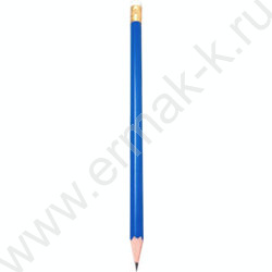Карандаш ч/гр с ластиком HB, корпус синий (KIN 1396) NEW | Фото 1