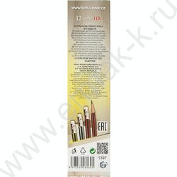 Карандаш пластиковый ч/гр с ластиком HB, корпус ассорти (KIN 1397) NEW | Фото 5