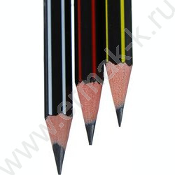 Карандаш пластиковый ч/гр HB, ассорти (KIN 1697) NEW | Фото 3