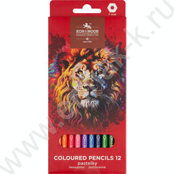 Карандаши 12цв RED LION европодвес (KIN 3552) NEW | Фото 1