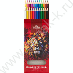 Карандаши 24цв RED LION европодвес (KIN 3554) NEW | Фото 2