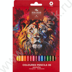 Карандаши 36цв RED LION европодвес (KIN 3555) NEW | Фото 1