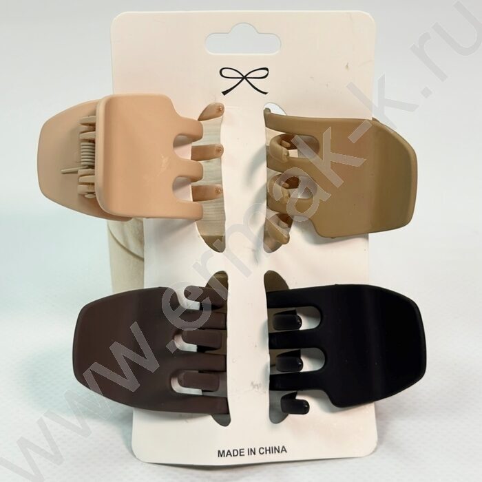 Крабик для волос 4шт. 4,5см. /ассорти | Фото 2