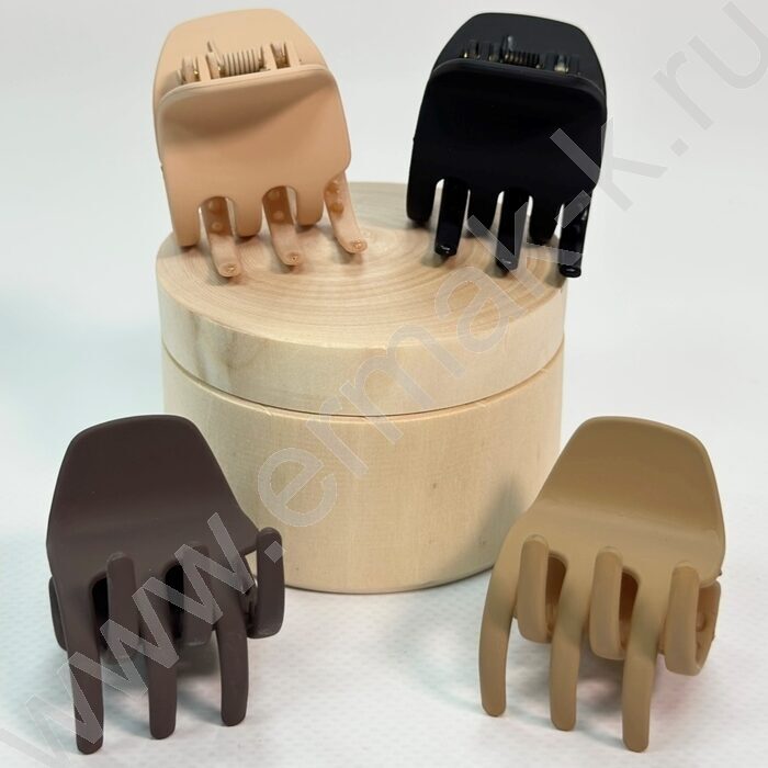 Крабик для волос 4шт. 4,5см. /ассорти | Фото 3