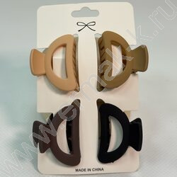 Крабик для волос 4шт. 4см. /ассорти NEW | Фото 2