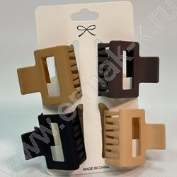 Крабик для волос 4шт. 4см. /ассорти NEW | Фото 2