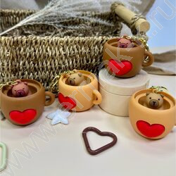 Брелок Капибара в чашке NEW | Фото 4