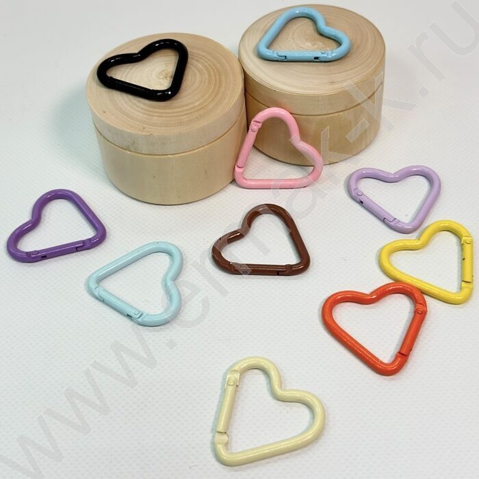 Брелок Сердце-карабин /ассорти | Фото 2
