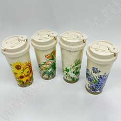 Термокружка 500мл, с трубкой NEW | Фото 1