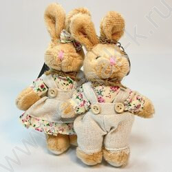 Брелок мягкий Заяц, 12см. /ассорти NEW | Фото 1