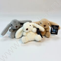 Брелок мягкий Заяц, уши большие, 10см. /ассорти NEW | Фото 2