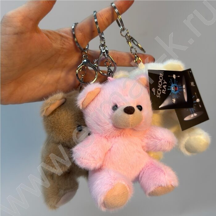 Брелок мягкий Мишка, 10см. /ассорти | Фото 2