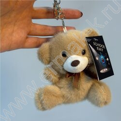 Брелок мягкий Мишка с бантиком, 11см. /ассорти NEW | Фото 4