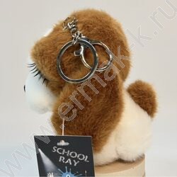 Брелок мягкий Собака с ресницами, 12см. /ассорти NEW | Фото 3