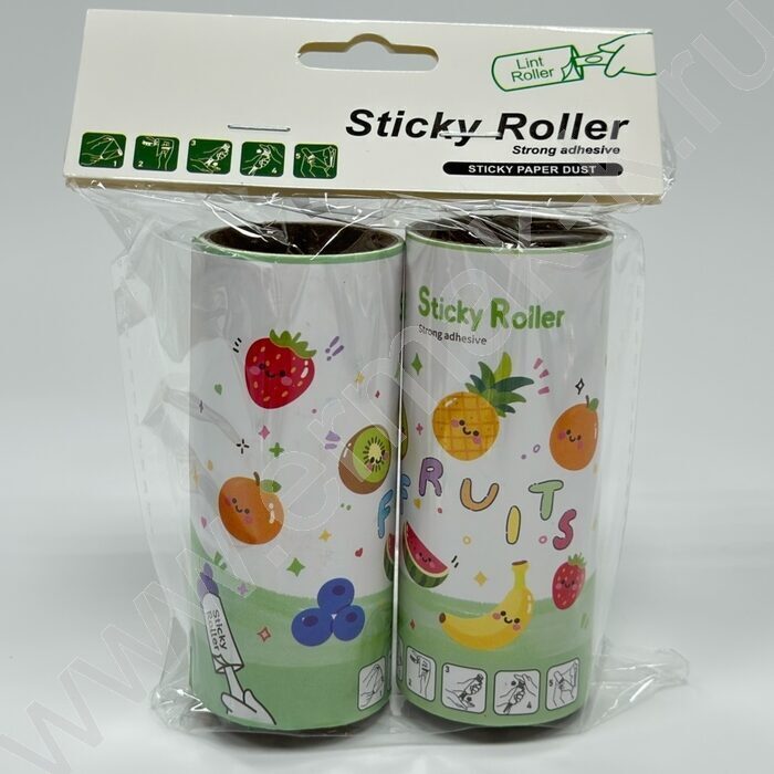 2 сменных блока к ролику для одежды "Фрукты" /ассорти | Фото 3