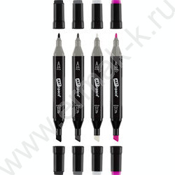 Маркер для скетчинга /набор 120цв/ двусторонний 1-6мм /сумка NEW | Фото 3