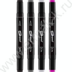 Маркер для скетчинга /набор 120цв/ двусторонний 1-6мм /сумка NEW | Фото 4