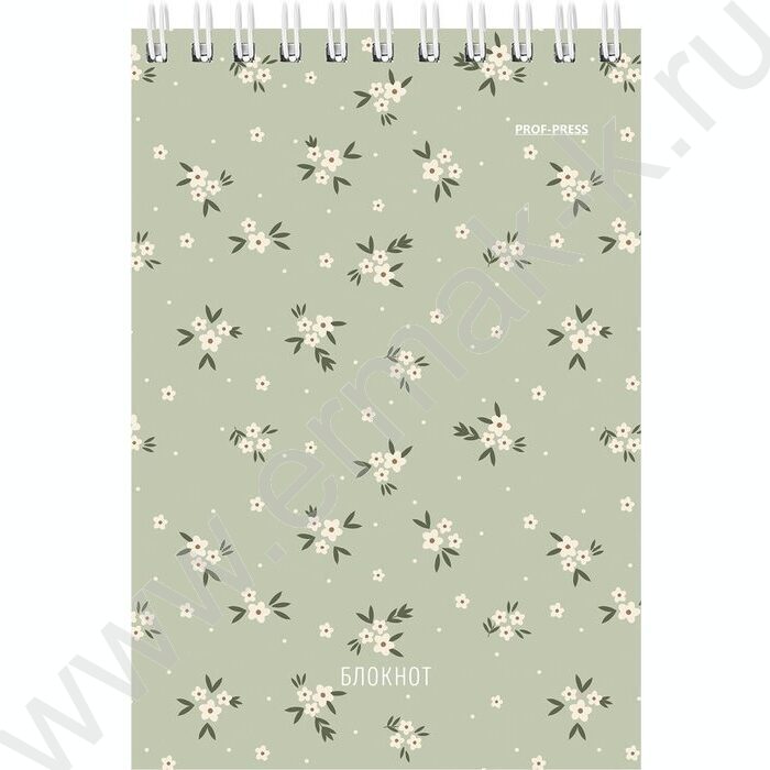 Блокнот  40л А6 спираль "Милый паттерн" ассорти | Фото 3