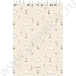 Блокнот  40л А6 спираль "Милый паттерн" ассорти NEW | Фото 5